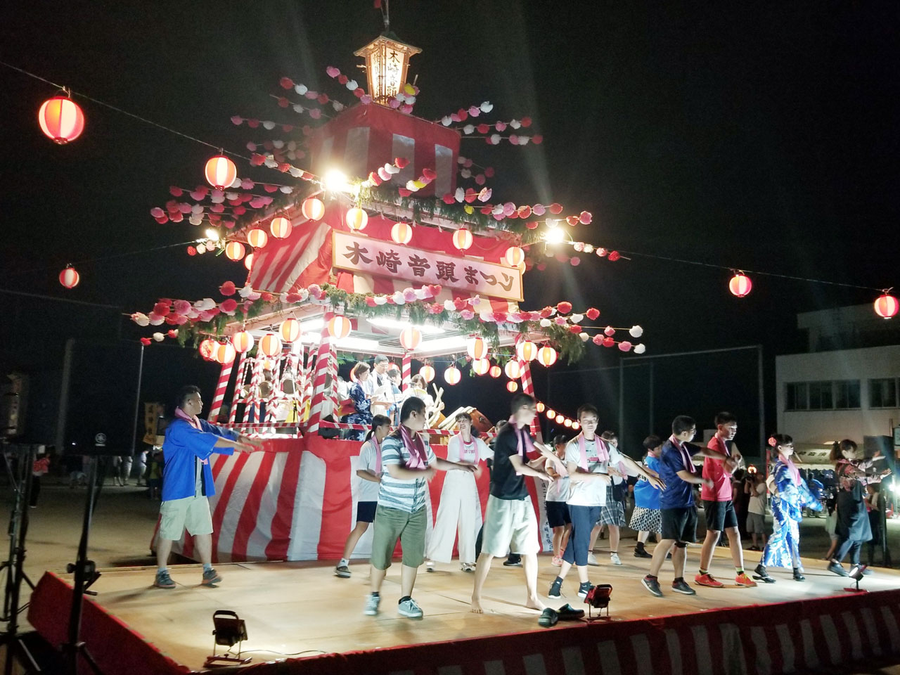 木崎音頭祭り櫓